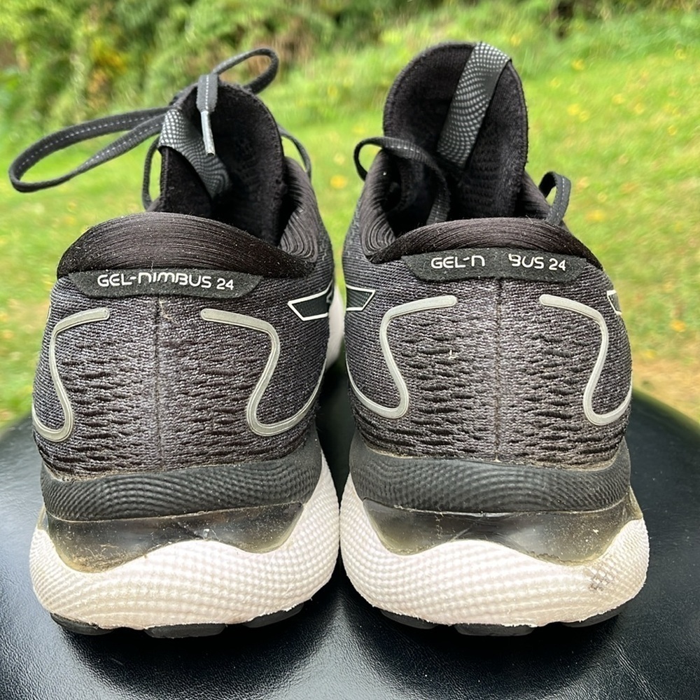 ASICS Men's Black/Gray Athletic Shoes FF Blast+, Gel Nimbus 24, size 12 1/2 - Picture 4 of 9
